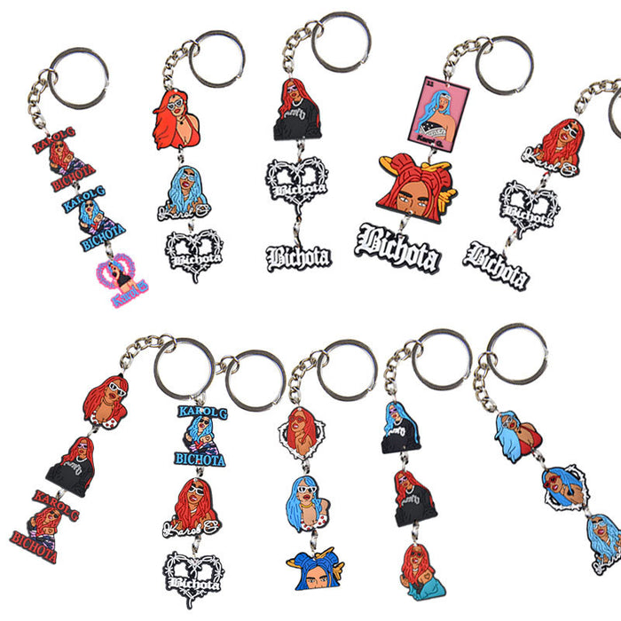 Wholesale Keychains PVC Cute Cartoon Anime(M) MOQ≥10 JDC-KC-BZYH005