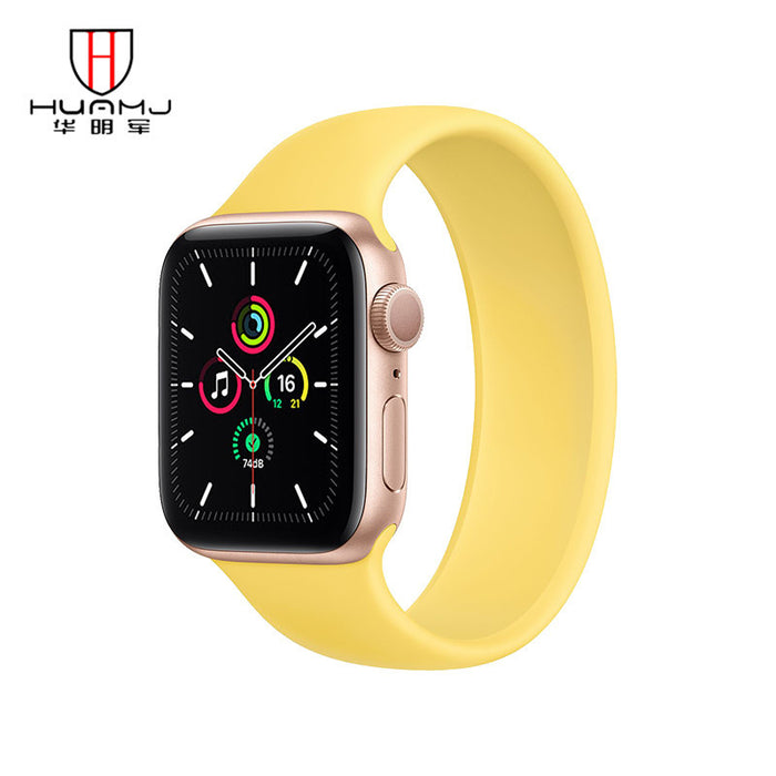 Jewelry WholesaleWholesale Apple Watch Silicone Single Tour Watch Band MOQ≥2 JDC-WB-HMJ004 Watch Band 华明军 %variant_option1% %variant_option2% %variant_option3%  Factory Price JoyasDeChina Joyas De China