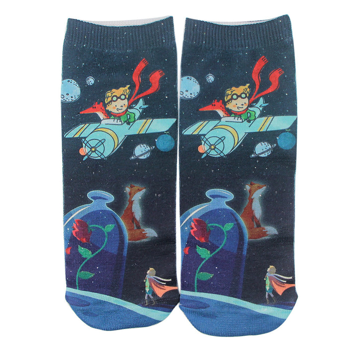 Wholesale Socks Cotton Cartoon Four Seasons Applicable JDC-SK-QingT001