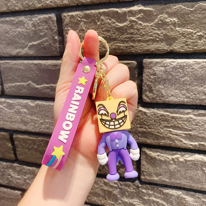 Wholesale Cartoon PVC Silicone Cute Keychain (M) JDC-KC-JCai026