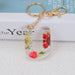 Jewelry WholesaleWholesale dried flower daisy 26 letters Keychain JDC-KC-YiWa002 Keychains 伊娃 %variant_option1% %variant_option2% %variant_option3%  Factory Price JoyasDeChina Joyas De China