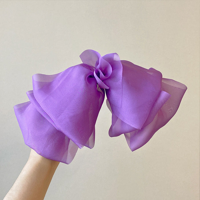 Wholesale Hair Clips Chiffon Multilayer Bow JDC-HC-HX011