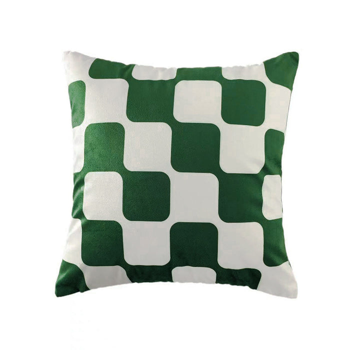 Wholesale Pillowcase Velvet Checkerboard Checkerboard JDC-PW-Feifei002