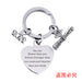 Jewelry WholesaleWholesale Stainless Steel Heart Shape Graduation Season Gift Metal Keychain JDC-KC-GangGu018 Keychains 钢古 %variant_option1% %variant_option2% %variant_option3%  Factory Price JoyasDeChina Joyas De China