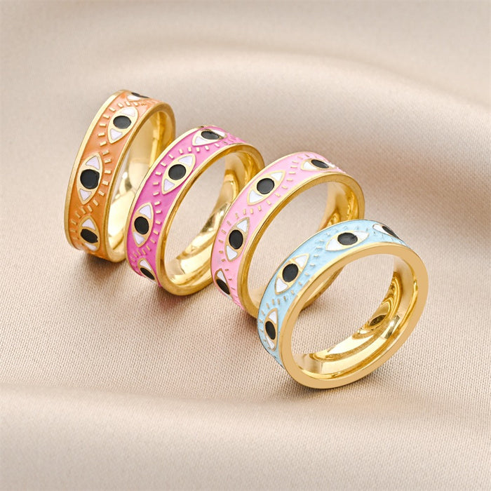 Wholesale Rings Titanium Steel Demon Eye JDC-RS-DingC027