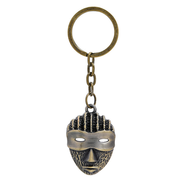 Wholesale Peace Sign Mask Alloy Iron Keychain JDC-KC-PK001