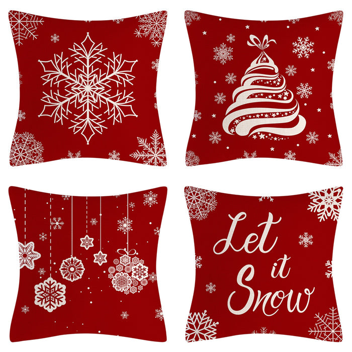 Wholesale Pillowcase Polyester Christmas Home Decor JDC-PW-Mengde001