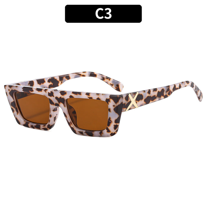 Wholesale Sunglasses PC Small Frame Square Temple X JDC-SG-XiA049