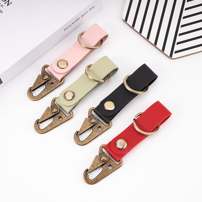 Jewelry WholesaleWholesale PU outdoor mountaineering hanging multifunctional hook keychain JDC-KC-RYi001 Keychains 如一 %variant_option1% %variant_option2% %variant_option3%  Factory Price JoyasDeChina Joyas De China