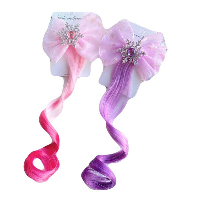 Wholesale Chemical Fiber Children Color Wig Hair Clips JDC-WS-MenX002