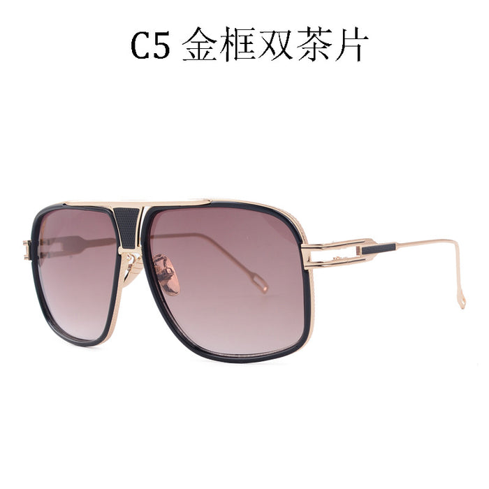 Wholesale Sunglasses Acrylic Lens Metal Frame Men (F) JDC-SG-JingL007