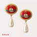 Jewelry WholesaleWholesale  Vivianne WESTWOOK  enamel pearl earrings JDC-ES-LuoE004 Earrings 珞儿 %variant_option1% %variant_option2% %variant_option3%  Factory Price JoyasDeChina Joyas De China