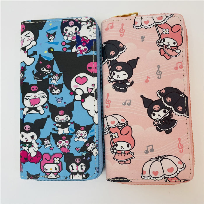 Wholesale Wallet PU Double Sided Long MOQ≥3 JDC-WT-Tengdi002