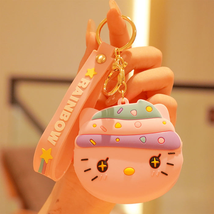 Wholesale keychain pvc cute doll coin purse key pendant JDC-KC-XTang006