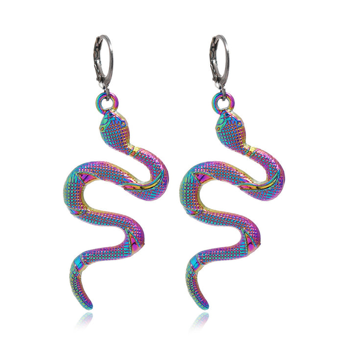 Jewelry WholesaleWholesale Set Colorful Alloy Cobra Earrings JDC-ES-LY017 Earrings 乐钰 %variant_option1% %variant_option2% %variant_option3%  Factory Price JoyasDeChina Joyas De China