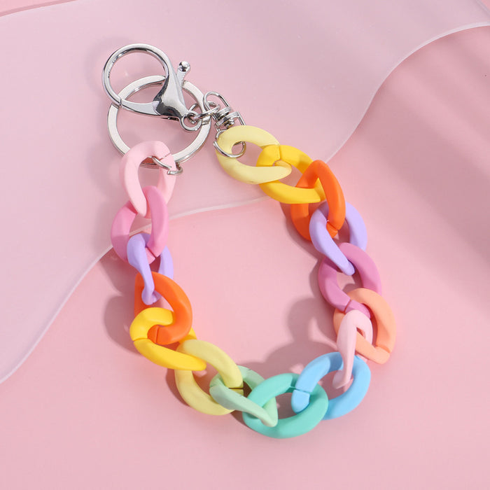 Jewelry WholesaleWholesale Color Acrylic Keychain JDC-KC-XiangH009 Keychains 湘怀 %variant_option1% %variant_option2% %variant_option3%  Factory Price JoyasDeChina Joyas De China