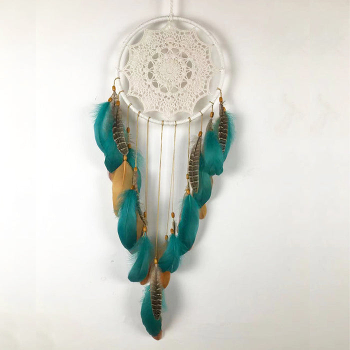 Jewelry WholesaleWholesale Feather Indian Style Dream Catcher Wind Chimes Unique Handcraft JDC-DC-FengH004 Dreamcatcher 丰泓 %variant_option1% %variant_option2% %variant_option3%  Factory Price JoyasDeChina Joyas De China