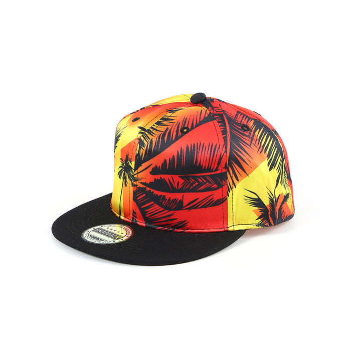 Jewelry WholesaleWholesale Imitation Silk Breathable Printing Baseball Hat Flat Brim Hat MOQ≥2 JDC-FH-ZhuoP003 Fashionhat 卓澎 %variant_option1% %variant_option2% %variant_option3%  Factory Price JoyasDeChina Joyas De China