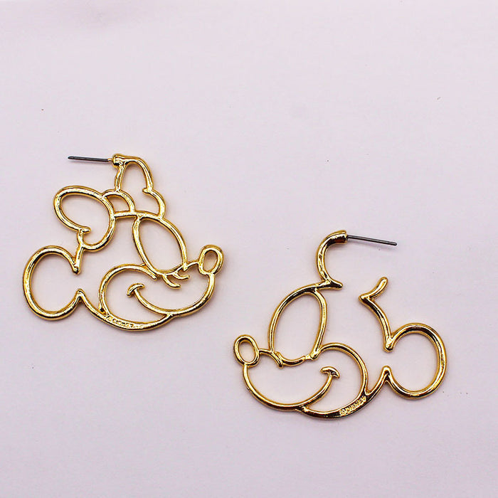 Jewelry WholesaleWholesale bow animal mouse cutout earrings JDC-ES-NT004 Earrings 妮头 %variant_option1% %variant_option2% %variant_option3%  Factory Price JoyasDeChina Joyas De China