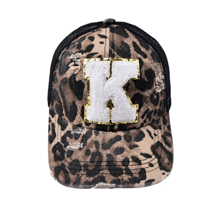 Wholesale Letter Baseball Cap Cotton Mesh Cap MOQ≥2 JDC-FH-WenR002