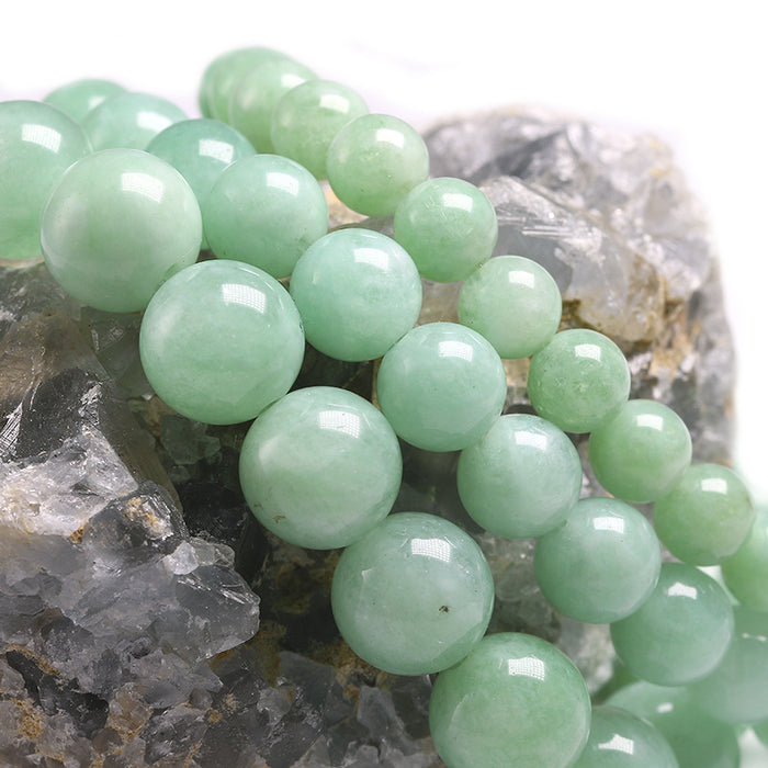 Wholesale Add Color Green Aventurine Chalcedony Bracelet Natural Gem Bracelet JDC-BT-liehuo006