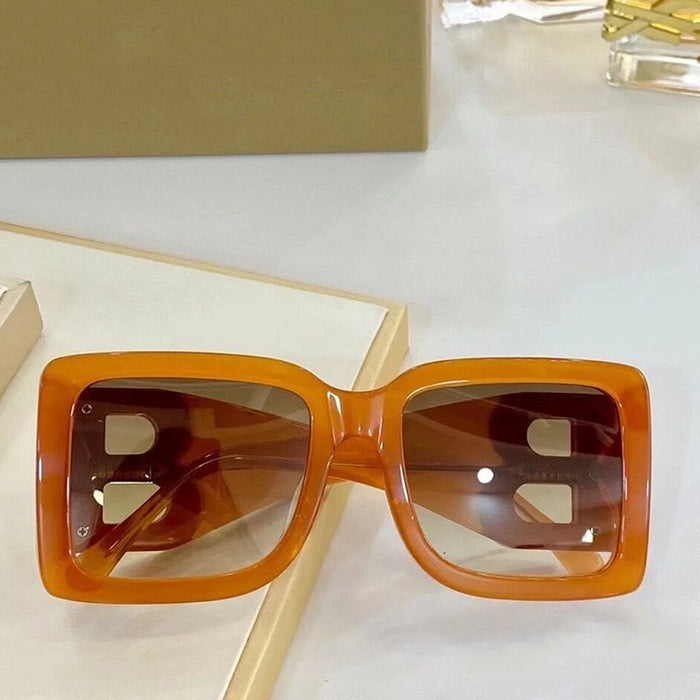 Wholesale sunglasses resin B letter catwalk big square （F）JDC-SG-BKL006