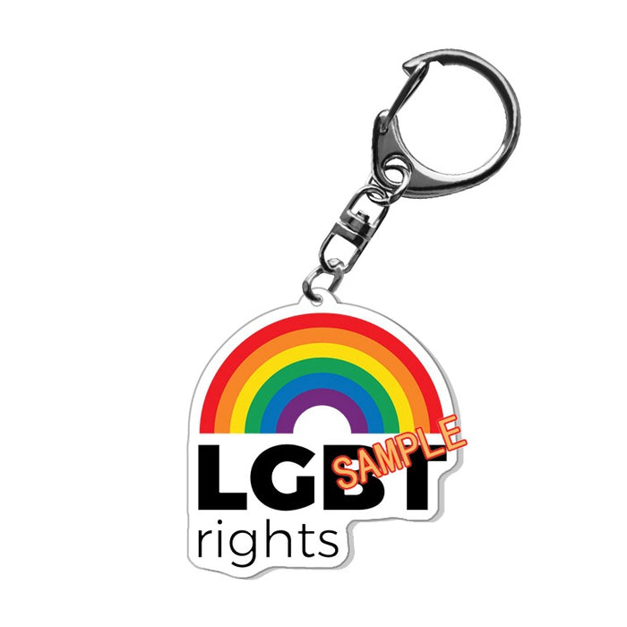 Jewelry WholesaleWholesale Pride Day LGBT Acrylic Keychain MOQ≥2 JDC-KC-XMY001 Keychains 星漫语 %variant_option1% %variant_option2% %variant_option3%  Factory Price JoyasDeChina Joyas De China