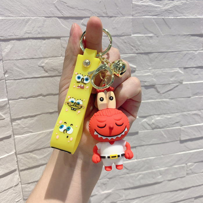 Wholesale Keychains For Backpacks cartoon doll pendant pvc soft rubber car cute pendant (M) MOQ≥2 JDC-KC-Aolong027