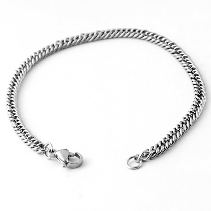 Wholesale Stainless Steel Side Body Double Woven Bracelet JDC-BT-KYB008