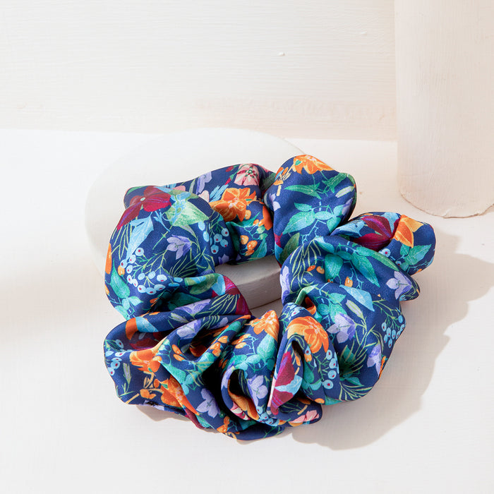 Jewelry WholesaleWholesale Retro Tied Hair Color Floral Rubber Band JDC-HS-Pengl002 Hair Scrunchies 朋来 %variant_option1% %variant_option2% %variant_option3%  Factory Price JoyasDeChina Joyas De China