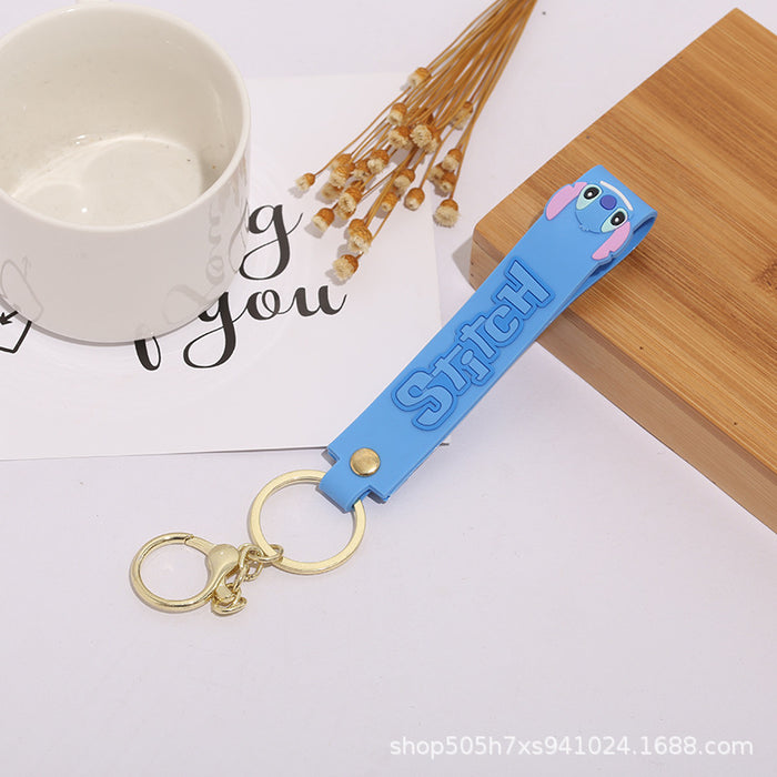 Wholesale Keychain PVC Soft Adhesive Cute Cartoon Lanyard MOQ≥10 (M) JDC-KC-ZaoYang005