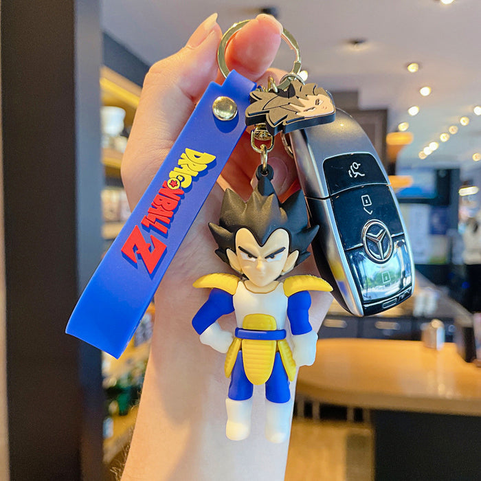 Wholesale Keychains For Backpacks Keychain Cute Goku PVC Epoxy Doll JDC-KC-JG237