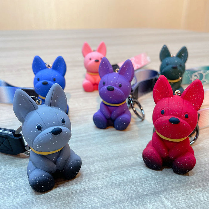 Wholesale Cartoon Dog PVC Soft Rubber Keychain (M) JDC-KC-JG246