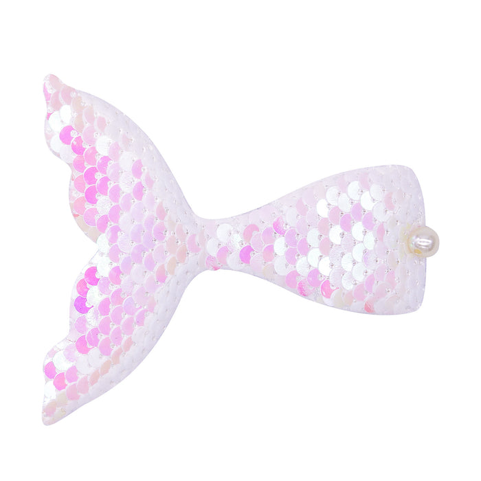 Wholesale heart cute children cartoon mermaid sequin duckbill clip JDC-HC-OM002