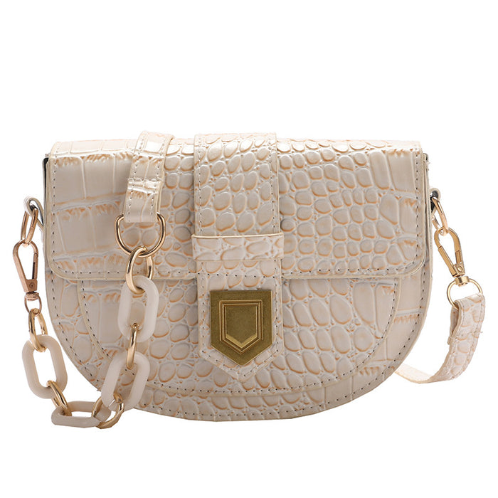 Wholesale PU Crocodile Pattern Chain Crossbody Shoulder Bag JDC-SD-Danze001