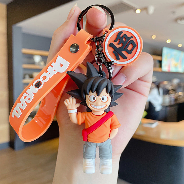 Wholesale Keychains For Backpacks creative key chain cartoon silicone car key chain pendant JDC-KC-JG235