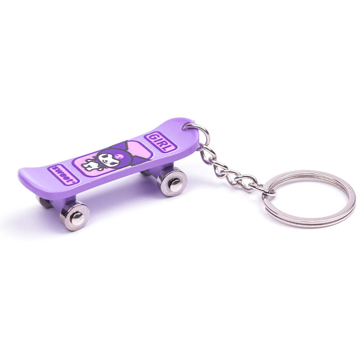 Wholesale Keychains Zinc Alloy Cartoon Cute Skateboard MOQ≥2 JDC-KC-HHY003