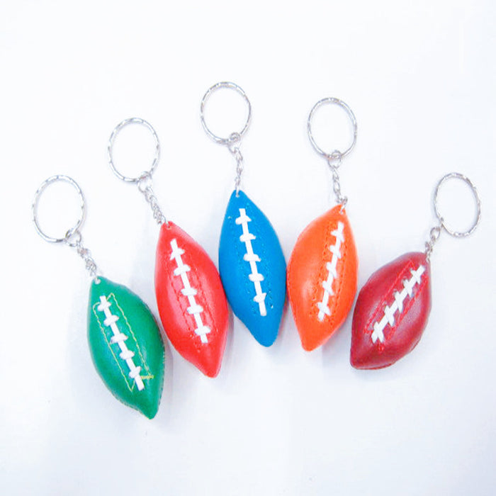 Jewelry WholesaleWholesale Mini football key chain Pu keychain MOQ≥2 JDC-KC-XXing001 Keychains 熙兴 %variant_option1% %variant_option2% %variant_option3%  Factory Price JoyasDeChina Joyas De China