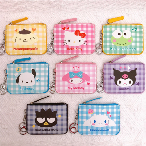 Jewelry WholesaleWholesale Cartoon PU Card Holder Coin Purse Keychain (M) JDC-KC-YaLL005 Keychains 娅蕾拉 %variant_option1% %variant_option2% %variant_option3%  Factory Price JoyasDeChina Joyas De China