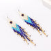 Jewelry WholesaleWholesale Ethnic Style Colorful Rice Beads Boho Tassel Earrings JDC-ES-YuanQ005 Earrings 圆沁 %variant_option1% %variant_option2% %variant_option3%  Factory Price JoyasDeChina Joyas De China