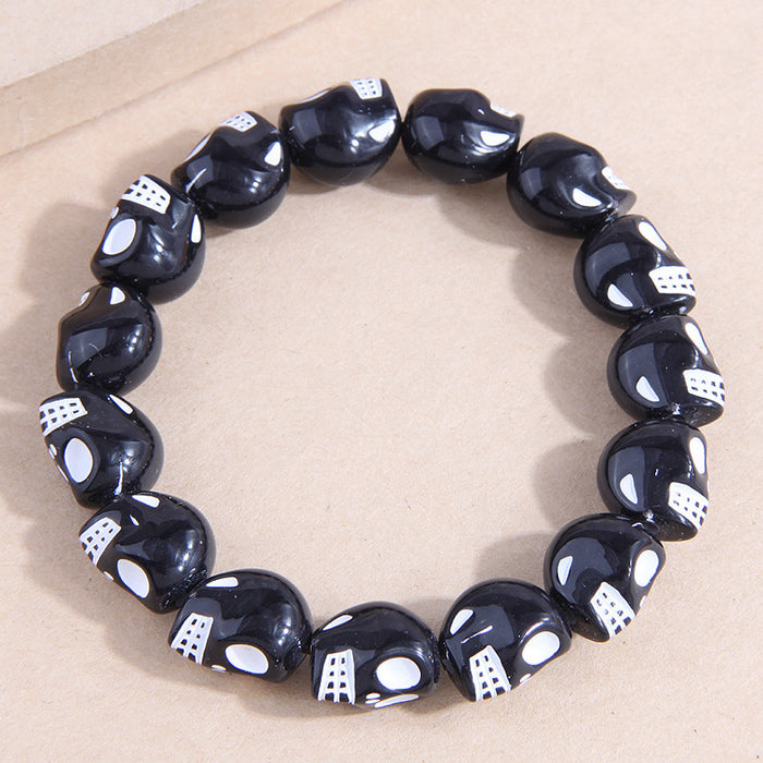 Wholesale Simple Color Skull Personality Temperament Bracelet JDC-BT-WY133