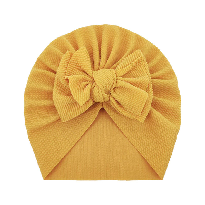 Wholesale European bubble cloth children bow set hair with hood MOQ≥10 JDC-HD-AMSR003