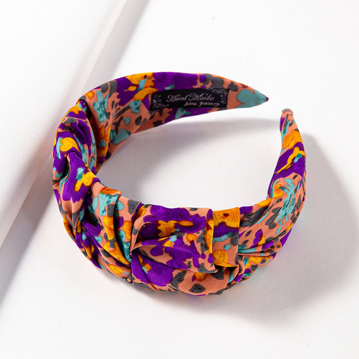 Jewelry WholesaleWholesale vintage multi-pleated floral hair band JDC-HD-Pengl003 Headband 朋来 %variant_option1% %variant_option2% %variant_option3%  Factory Price JoyasDeChina Joyas De China