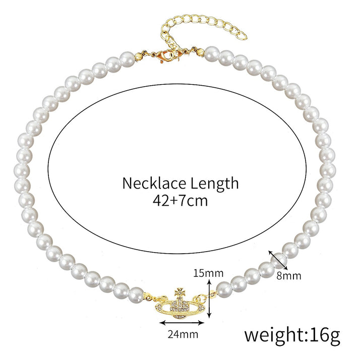 Jewelry WholesaleWholesale Beaded Diamond Premium Pearl Necklace JDC-NE-GSJY009 Necklaces 嘉溢 %variant_option1% %variant_option2% %variant_option3%  Factory Price JoyasDeChina Joyas De China