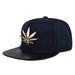 Jewelry WholesaleWholesale maple leaf hip hop hat flat brim baseball personality leather hat JDC-FH-DeX001 Fashionhat 德讯 %variant_option1% %variant_option2% %variant_option3%  Factory Price JoyasDeChina Joyas De China