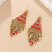 Jewelry WholesaleWholesale Vintage Ethnic Boho Tassel Earrings JDC-ES-YuanQ004 Earrings 圆沁 %variant_option1% %variant_option2% %variant_option3%  Factory Price JoyasDeChina Joyas De China