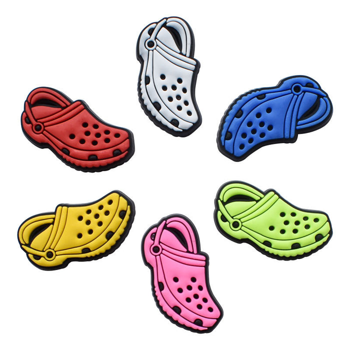 Wholesale Croc Charms Random 100pcs Cartoon Cute PVC DIY Accessories JDC-CCS-RYY054