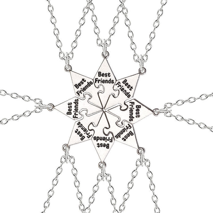 Jewelry WholesaleWholesale four, five or six geometric simple splicing necklaces MOQ≥2 JDC-NE-ZJ024 necklaces 志嘉 %variant_option1% %variant_option2% %variant_option3%  Factory Price JoyasDeChina Joyas De China