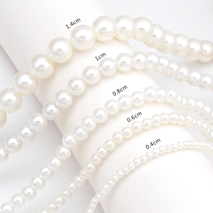 Wholesale Necklaces Metal Imitation Pearl Single Layer MOQ≥2 JDC-NE-DianQ002