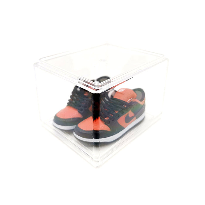 Wholesale Enamel Sneakers Plastic Transparent Box Keychains Ornaments JDC-KC-TuoH007